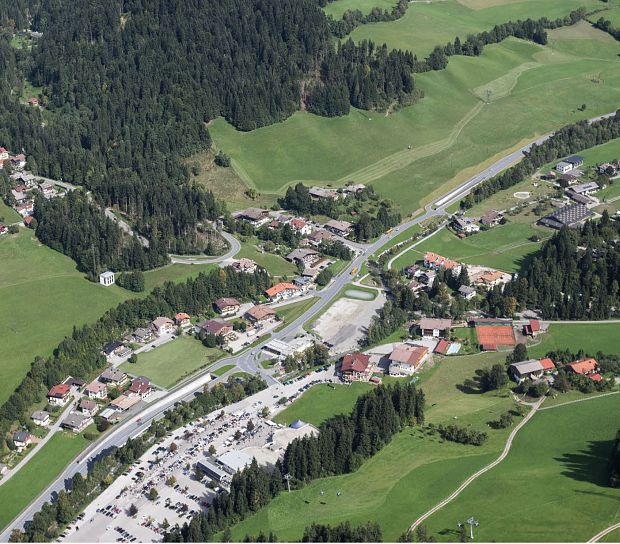 Land Tirol: Unterflurtrasse Scheffau am Wilden Kaiser