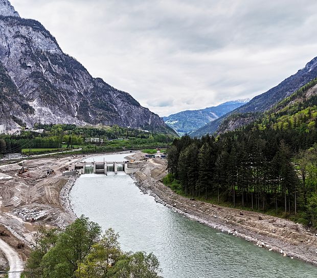 Neubau Kraftwerk Stegenwald, Werfen